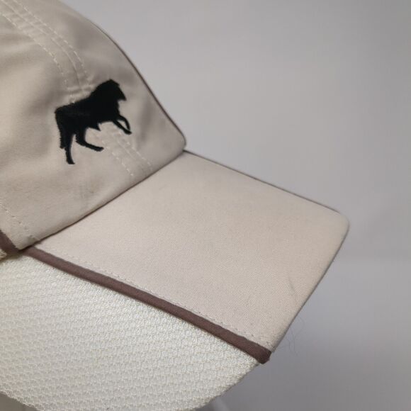 Gabriel Feliu Pedro SL Strapback Hat Tan 57cm Adjustable Embroidered Breathable - Picture 5 of 10